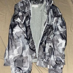 Camo Windbreaker